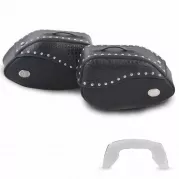 Juego de bolsos de cuero marfil negro para soporte C-Bow