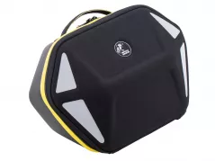 Royster Neo bolsa lateral simple negro/amarillo para soporte Hepco&amp;Becker C-Bow