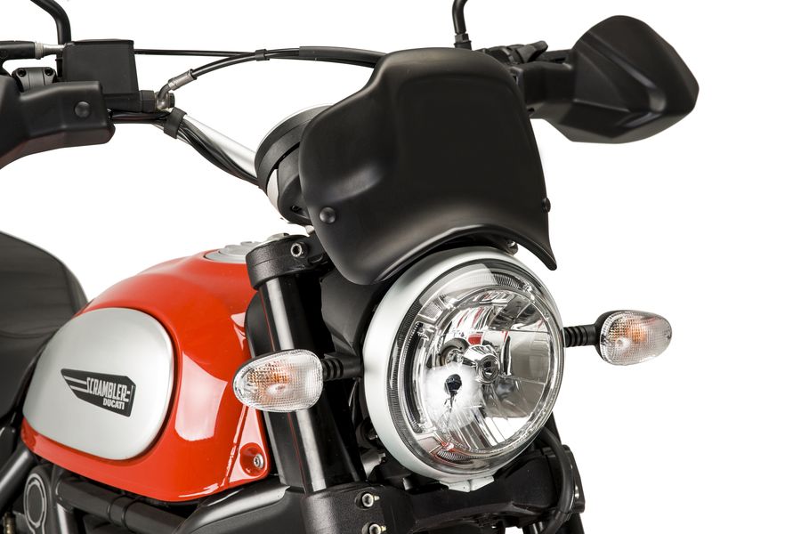 Ducati Scrambler 800 Icon Dark 21 Placa Frontal Negro Mate