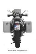 Sistema de maletas ZEGA Mundo para BMW R1250GS/ R1250GS Adventure/ R1200GS a partir de 2013/ R1200GS Adventure a partir de 2014 volumen 31/38, color portaequipajes negro, color aluminio natural