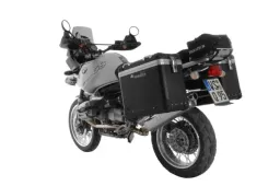 Sistema de maletas ZEGA Pro &quot;And-Black&quot; 38/45 litros con portaequipajes de acero inoxidable para BMW R1150GS/ R1150GS Adventure/ R1100GS/ R850GS