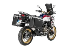 Sistema de maletas ZEGA Pro para Honda CRF1000L Africa Twin (2018-) / CRF1000L Adventure Sports volumen 38/45, color portaequipajes negro, color And-S