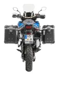 Sistema de maletas ZEGA Evo para Honda CRF1000L Africa Twin (2018-) / CRF1000L Adventure Sports volumen 38/45, color portaequipajes plata, color And-Black