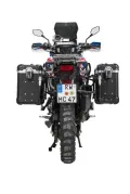 Sistema de maletas ZEGA Evo para Honda CRF1000L Africa Twin (2015-2017) volumen 31/38, color portaequipajes plata, color And-Black