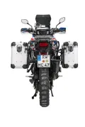 Sistema de maletas ZEGA Evo para Honda CRF1000L Africa Twin (2015-2017) volumen 31/38, color portaequipajes plata, color And-S