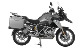 Sistema de maletas ZEGA Pro para BMW R1250GS/ R1250GS Adventure/ R1200GS a partir de 2013/ R1200GS Adventure a partir de 2014 volumen 38/45, color portaequipajes plata, color And-Black