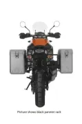 Sistema de maletas ZEGA Mundo para KTM 1050 Adventure/ 1090 Adventure/ 1290 Super Adventure/1190 Adventure/ 1190 Adventure R volumen 31/38, portaequipajes color plata, color aluminio natural