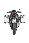 Sistema de maletas ZEGA Evo para Honda CRF1100L Africa Twin (-2021) volumen 31/38, color portaequipajes plata, color And-Black