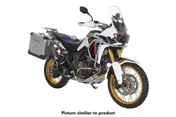 Sistema de maletas ZEGA Pro para Honda CRF1000L Africa Twin (2015-2017) volumen 31/38, color portaequipajes negro, color aluminio natural