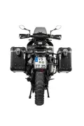 Sistema de maletas ZEGA Evo para Husqvarna Norden 901, KTM 890 Adventure/ 890 Adventure R/ 790 Adventure / 790 Adventure R volumen 31/38, color portamaletas negro, color And-Black