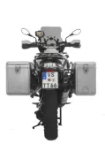 Sistema de maletas ZEGA Mundo para BMW R1250GS/ R1250GS Adventure/ R1200GS a partir de 2013/ R1200GS Adventure a partir de 2014 volumen 38/45, portaequipajes color plata, color aluminio natural