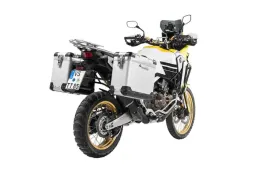 Sistema de maletas ZEGA Pro para Honda CRF1000L Africa Twin (2018-) / CRF1000L Adventure Sports volumen 31/38, color portaequipajes plata, color And-S