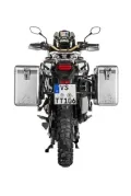 Sistema de maletas ZEGA Mundo para Honda CRF1000L Africa Twin (2015-2017) volumen 31/38, color portaequipajes plata, color aluminio natural