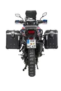 Sistema de maletas ZEGA Evo para Honda CRF1000L Africa Twin (2015-2017) volumen 38/45, color portaequipajes plata, color And-S