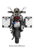 Sistema de maletas ZEGA Pro para Honda CRF1000L Africa Twin (2015-2017) volumen 38/45, color portaequipajes negro, color And-Black