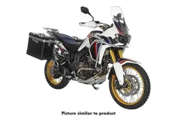 Sistema de maletas ZEGA Pro para Honda CRF1000L Africa Twin (2015-2017) volumen 38/45, color portaequipajes plata, color And-S