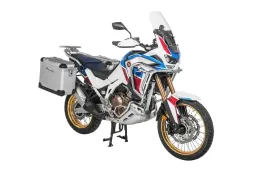 Sistema de maletas ZEGA Pro para Honda CRF1100L Africa Twin (2022-) / Adventure Sports volumen 38/45, color portaequipajes plata, color aluminio natural