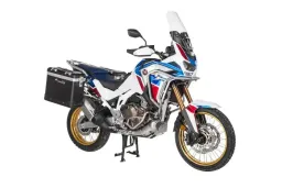 Sistema de maletas ZEGA Pro para Honda CRF1100L Africa Twin (2022-) / Adventure Sports volumen 38/45, color portaequipajes negro, color aluminio natural