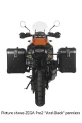 Sistema de maletas ZEGA Pro para KTM 1050 Adventure/ 1090 Adventure/ 1290 Super Adventure/1190 Adventure/ 1190 Adventure R volumen 38/45, color portaequipajes plata, color aluminio natural