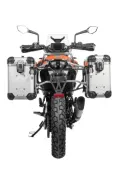 Sistema de maletas ZEGA Evo para KTM 390 Adventure volumen 31/38, color portaequipajes plata, color And-S