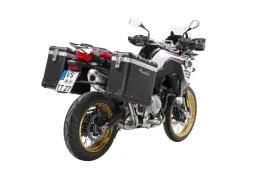 Sistema de maletas ZEGA Pro para F900GS Adventure, F850GS/Adventure, F800GS (2024-), F750GS volumen 31/38, color portamaletas plateado, color aluminio natural